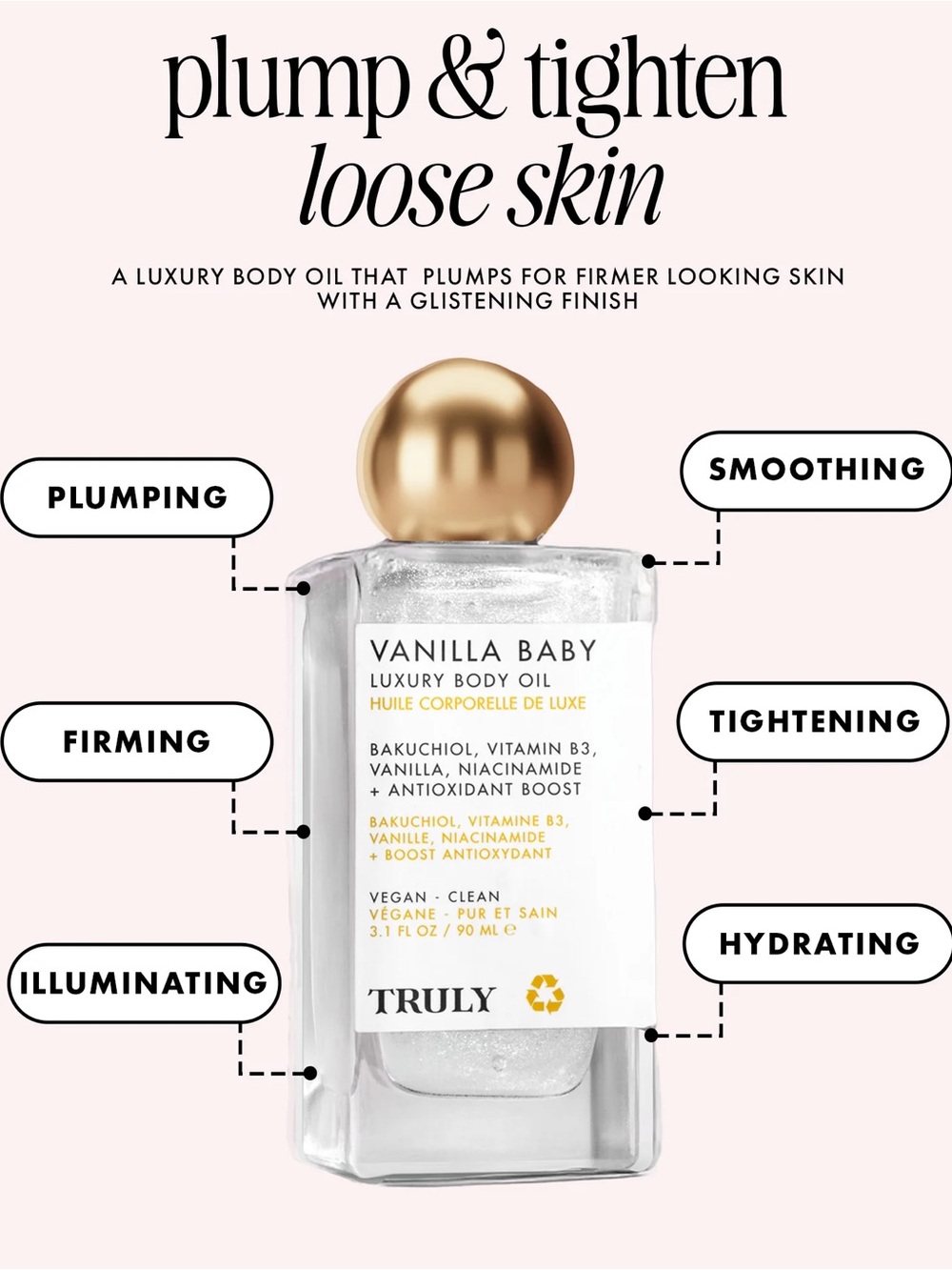 TRULY Vanilla Baby Luxury Body Oil Duo -